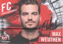 Autogramm: Max Weuthen * 18.10.1988 Mnchengladbach (1. FC Kln)  ...