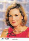 Autogramm: Angela Fritzsch (Angela Mohr) * 1961 Halle (Saale) geb. Eichler - ORB Fernsehen : AbendJournal  ...