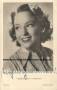 Autogramm: Ingeborg von Kusserow (Ingeborg Wells) * 28.01.1919 Wollstein  14.4.2014 Hove, Sussex - Karl Ludwig Haenchen (1946: Sag die Wahrheit / 1951: Des Knigs Admiral)  ...