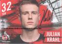 Autogramm: Julian Krahl * 22.01.2000 Forst (Lausitz) Torwart - 1. FC Kln  ...