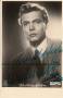 Autogramm: Karlheinz B�hm * 16.3.1928 Darmstadt � 29.5.2014 Gr�dig - John Brahm 1954: Die goldene Pest  ...