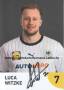 Autogramm: Luca Witzke * 3.4.1999 St. Hubert - SC DHfK Leipzig - Bundesliga - DHB Deutscher Handballbund - HANDBALL  ...