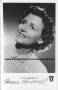 Autogramm: Maria Andergast * 4.6.1912 (Maria Pitzer) Brunnthal  14.2.1995 Wien - Union Film (Der verlorene Sohn/Der liebe Augustin/Der Hofrat Geiger)  ...