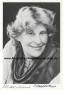 Autogramm: Marianne Hoppe * 26.4.1909 Rostock  23.10.2002 Siegsdorf - Der Schimmelreiter - Der Schritt vom Wege - Romanze in Moll - 1986: Kir Royal  Adieu Claire  ...