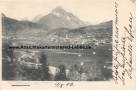 Ansichtskarte: Mittenwald a. Isar - Wetterstein - A. Irl - 1900 nach M�nchen Mathias Gasteiger Bildhauer Malerin Anna Gasteiger Holzhausen - Oberbayern - Bayern  ...