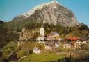 Ansichtskarte: P�rgg im steir. Ennstal, 786 m, mit Grimming, 2351 m und Pfarrkirche - Tauplitz 1979 nach Berlin 12 Schikorski - Stainach-P�rgg - Bezirk Liezen - Steiermark - �sterreich  ...