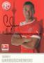 Autogramm: Ronny Garbuschewski * 23.02.1986 Grimma Sachsen (Fortuna D�sseldorf)  ...