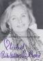 Autogramm: Ruth Maria Kubitschek * 2.8.1931 Komotau, Tschechoslowakei � 1.6.2024 in der Schweiz (Francis Durbridge:Melissa / Helmut Dietl:Monaco Franze � Der ewige Stenz + Kir Royal/ Das Erbe der Guldenburgs)  ...
