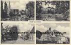 Ansichtskarte: Syke - Kirche - Kreishaus - M�hlendamm - Jugendherberge - 1953 Ernst Herold L�beck - Neubruchhausen nach Bad Meinberg Fritz Vennemann - ehemals Landkreis Grafschaft Hoya - Landkreis Diepholz - Niedersachsen  ...
