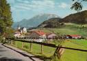 Ansichtskarte: Wall bei Oberaudorf mit Kaisergebirge - Bayern Inntal 1973 nach Berlin Schikorski - Landkreis Rosenheim  ...